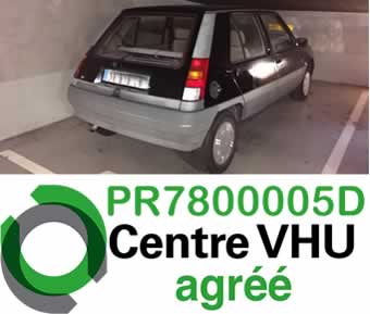 epaviste agree: enlevement epave Champmotteux 91150